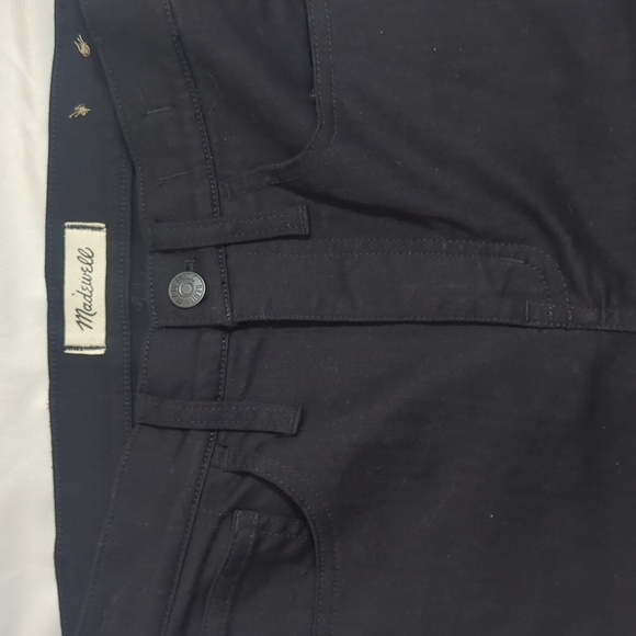 Madewell MidRise Skinny Jeans: Velvet Tuxedo Stripe, Color Esther Wash Size 27 - Picture 9 of 16